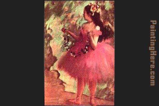 Edgar Degas Dancer in a Rose Dress